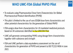 Screenshot taken during the FDA webinar