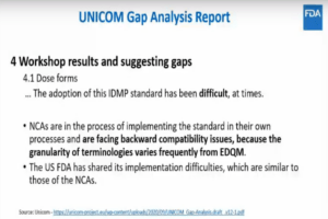 Screenshot taken during the FDA webinar